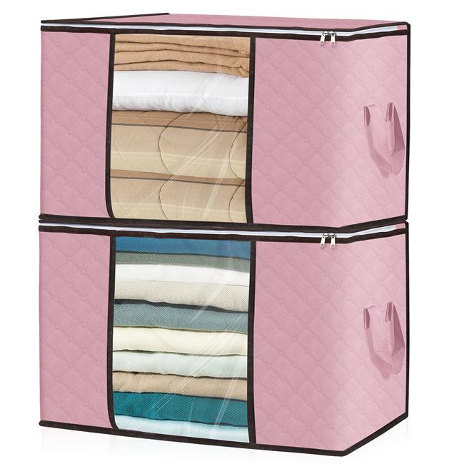 Thickened Cotton Quilt Bag: Durable, Dustproof, Large Capacity, Non-Woven Storage for Clothes