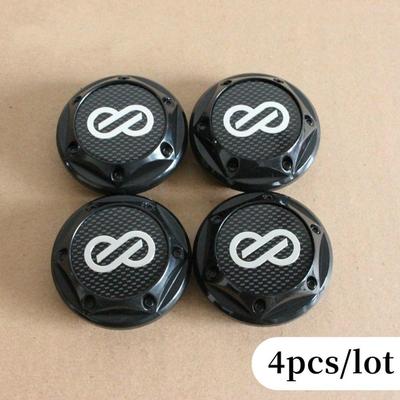 4pcs/lot ENKEI Racing Emblem 64MM 68MM Car Wheel Center Hub Caps Badge Accessories for Modification Car Wheel Hub Cover