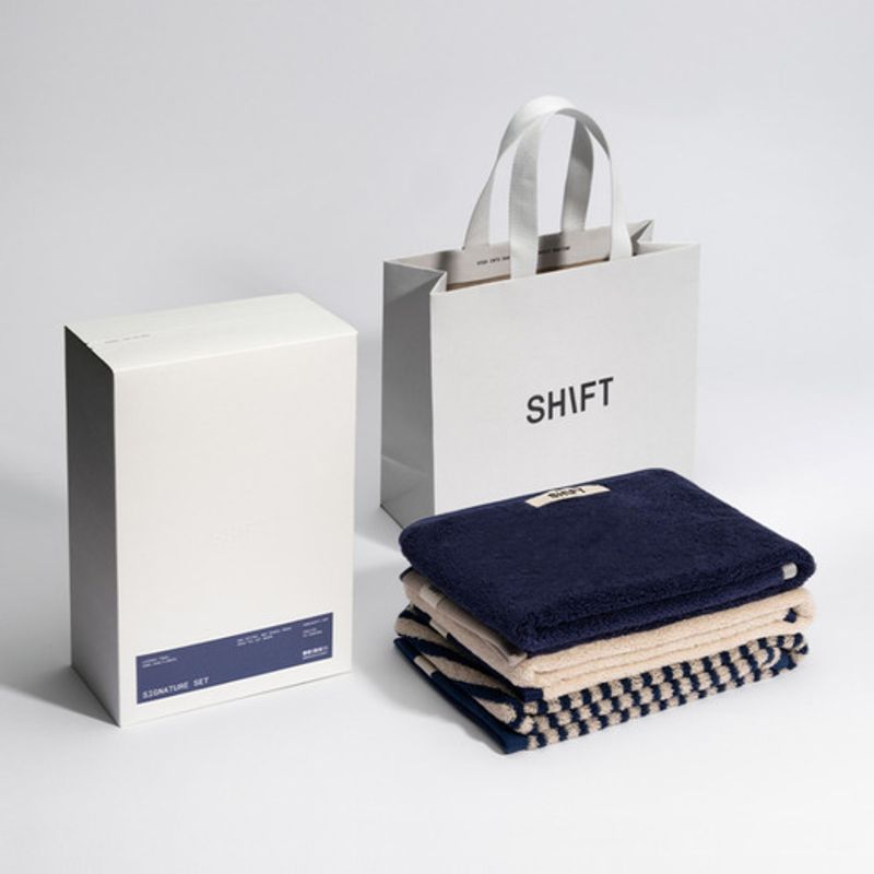 SHIFT Layered Towel Signature Stripe