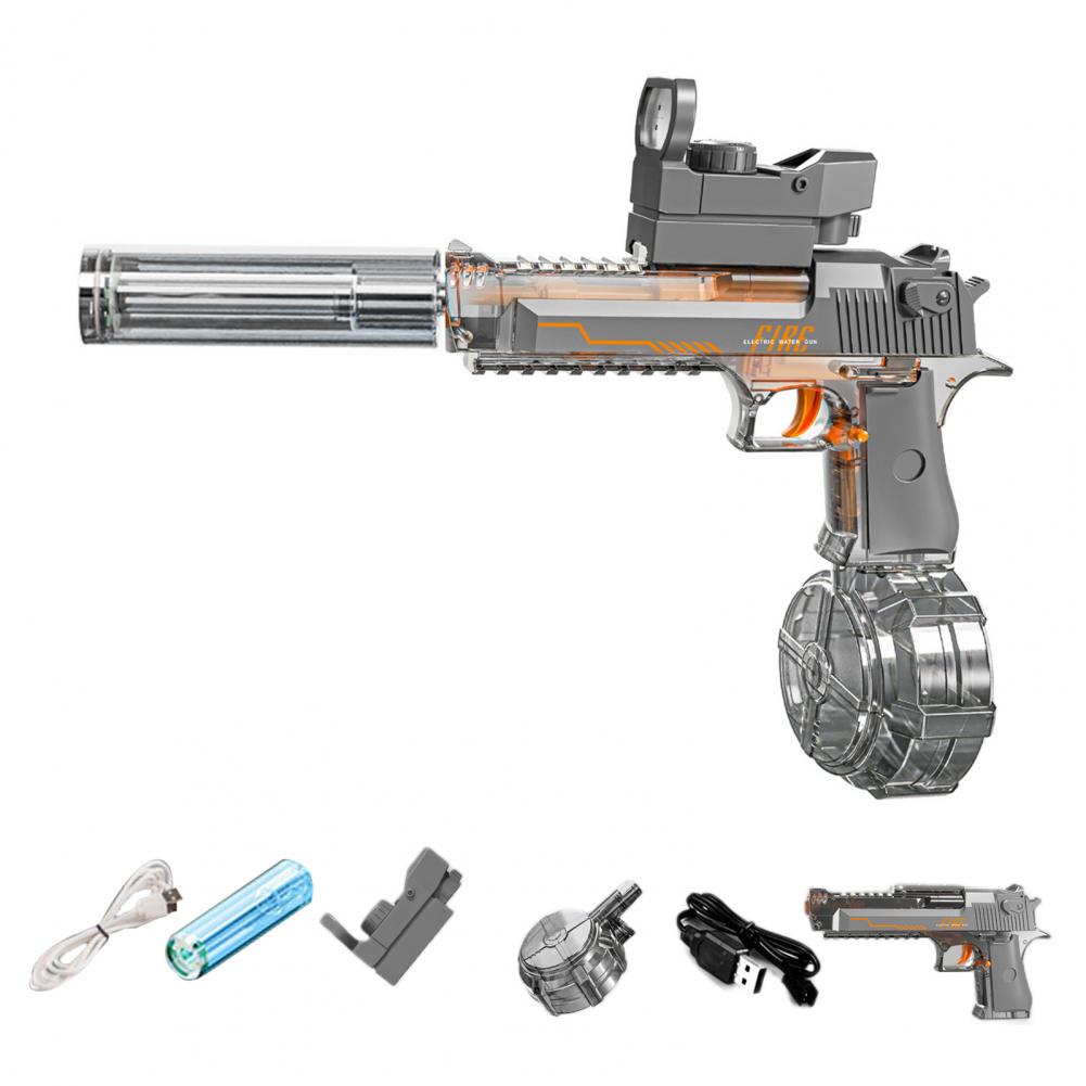 

Летние игрушки Desert Eagle Водяной пистолет Полностью автоматический электрический водяной пистолет для стрельбы Детский уличный пляжный бой Игрушка для мальчиков и девочек Подарок