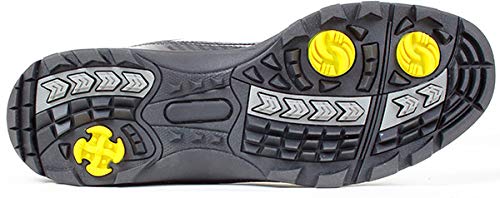 ATOP Roger King Zifferblatt-Typ Spikeless Golfschuhe, Weite 4E, RK-08 (Weiß, 26,5 cm)