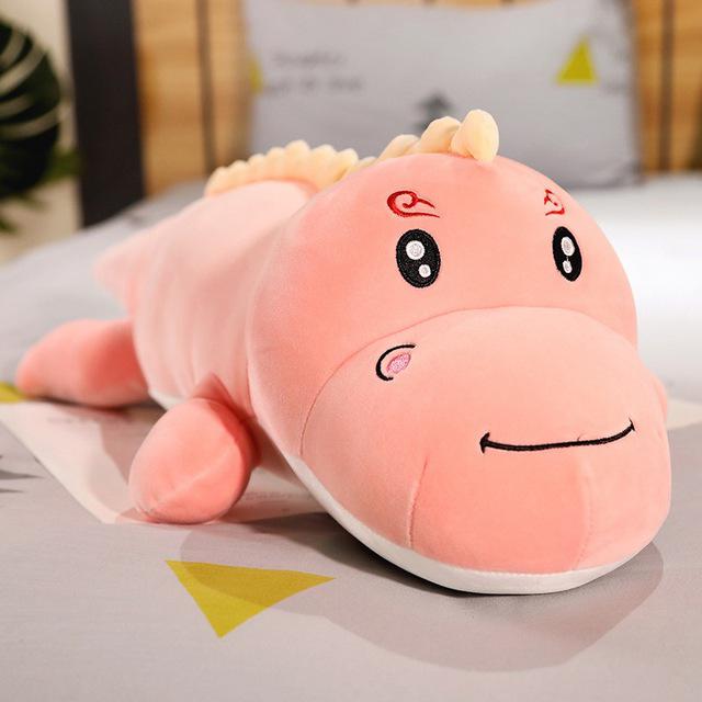 New Big Size Long Lovely Dinosaur Plush Toy Soft Cartoon Animal Dinosaur Stuffed Doll Boyfriend Pillow Kids Girl Birthday Gift