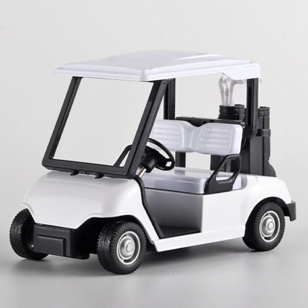 Pull-Back Golf Cart Model Simulation Golf Cart Vehicles Toy Miniature Golf Cart  Children Gift