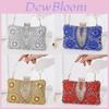 Élégante Pochette pour Dames avec Ornements en Strass pour Événements du Soir