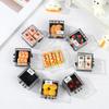Scale Scene Model Photo Props Simulation Food Doll Accessories Dollhouse Cake Miniature Boxed Bread