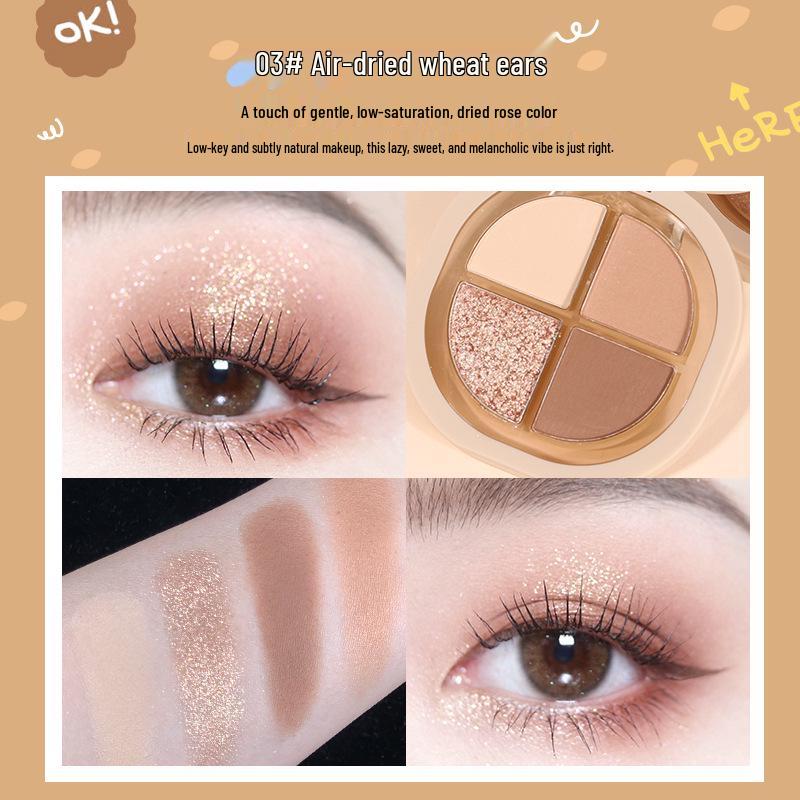 

NOVO5676 Lively Soft Eyeshadow Palette: Shimmer & Matte, Long-Lasting Gentle Pink, Purple, Taro Shades