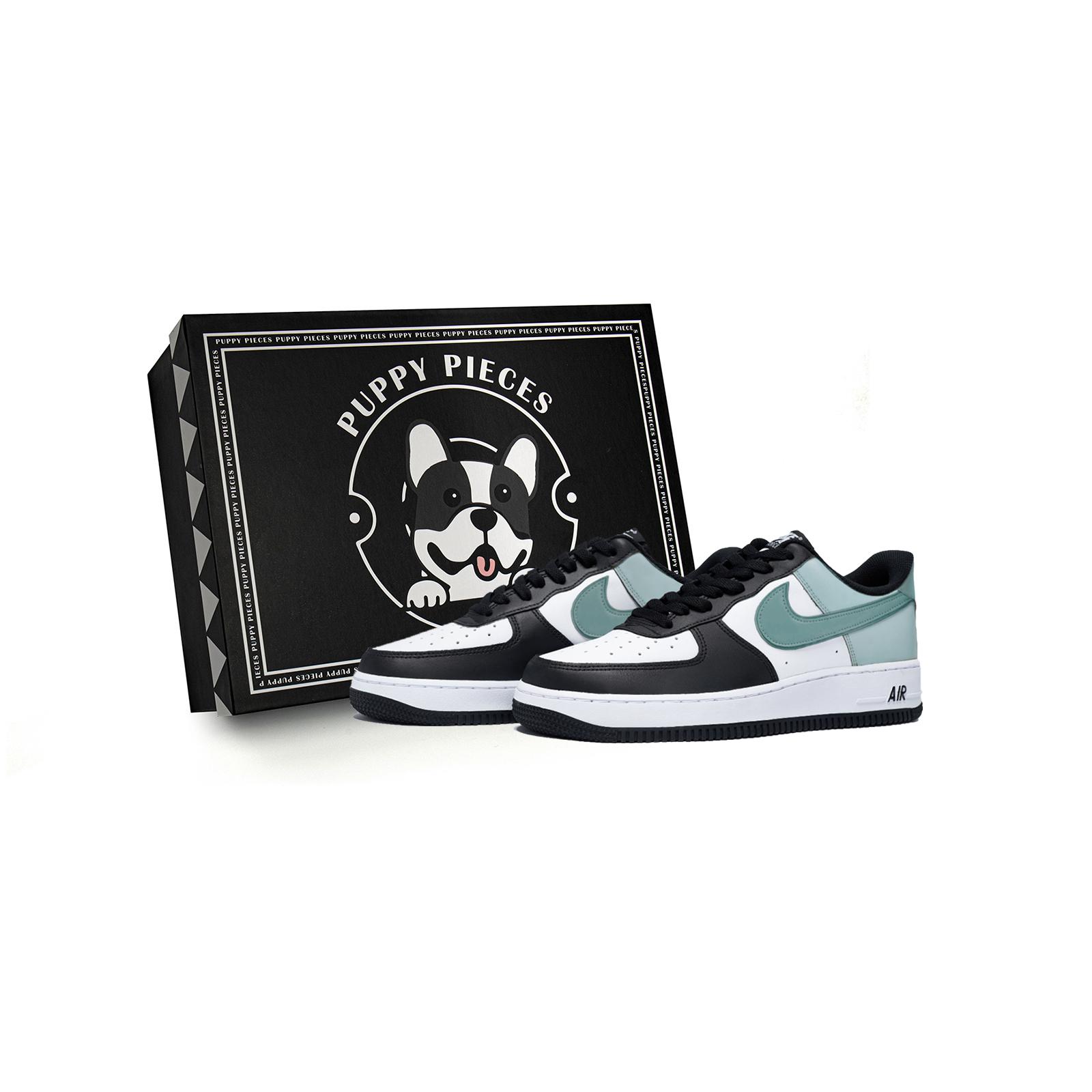 

Nike Air Force 1 Vibrant Milk Green, Special Shoe Box Slip Resistant Low top Skateboard Shoes Men s White Green DV0788-001(Team85-AS-BOX) 42