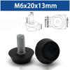 M6M8 Plastic Adjustable Foot Furniture Tables and Chairs Screw Foot Mats Cabinets Sofas Height Increasing Universal Support Pads
