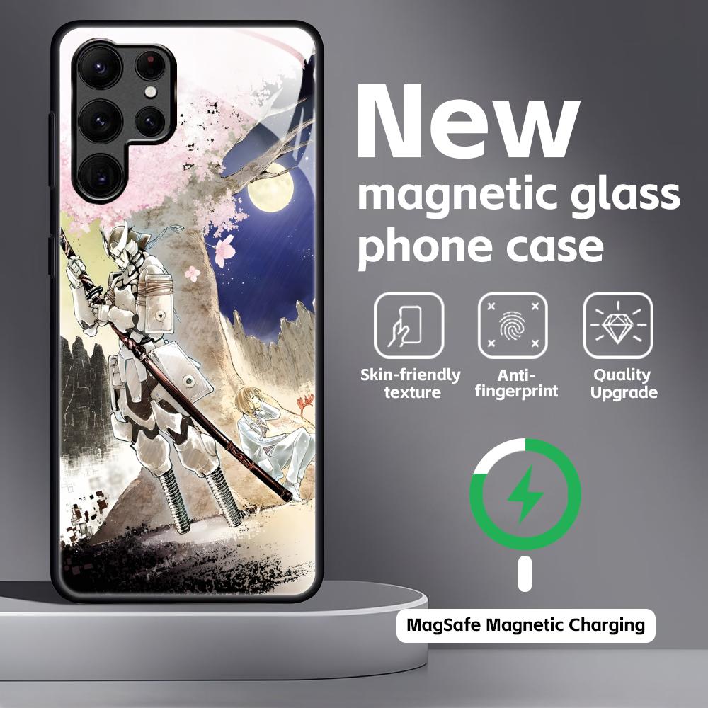 

Shangri-La Frontier Phone Case For Samsung S26 S25 S24 S23 S22 S21 Plus Ultra Note20 Glass Magnetic Case Galaxy S25 Edge