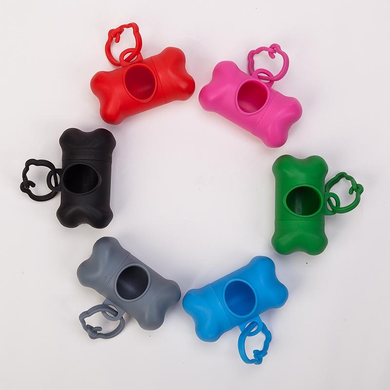 Bone-Shaped Portable Poop Scooper with Waste Bag Dispenser