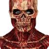 2022 Halloween Horror Bloody Skeleton Face Cover Gloves Latex Creepy Face Cover Halloween Party