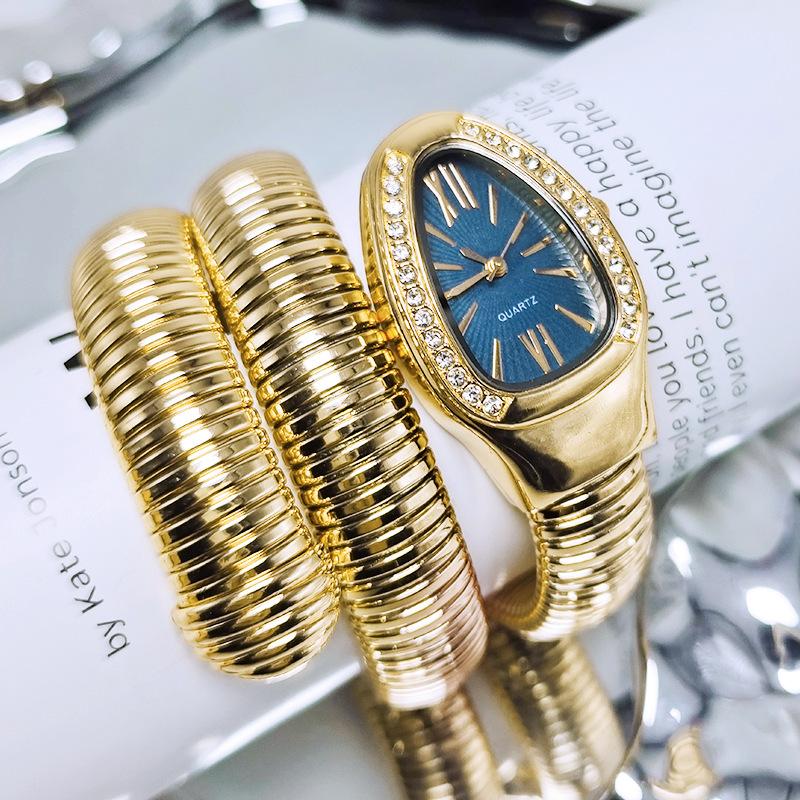 Snake Ladies Bracelet Watch Quartz Watch Personalized Bracelet Watch