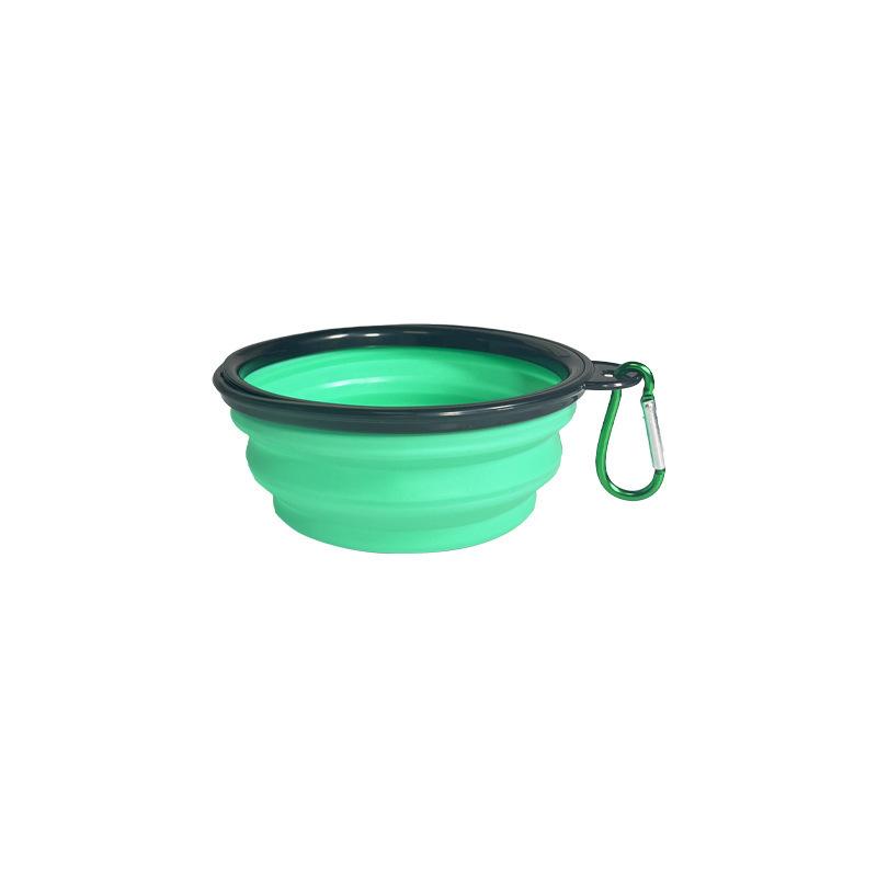 1pcs TPE Pet Folding Bowl Outdoor Portable Dog Basin and Cat Food Bowls Wear-resistant Shockproof Universal Food Bowls Travel Camping Pet Accessories