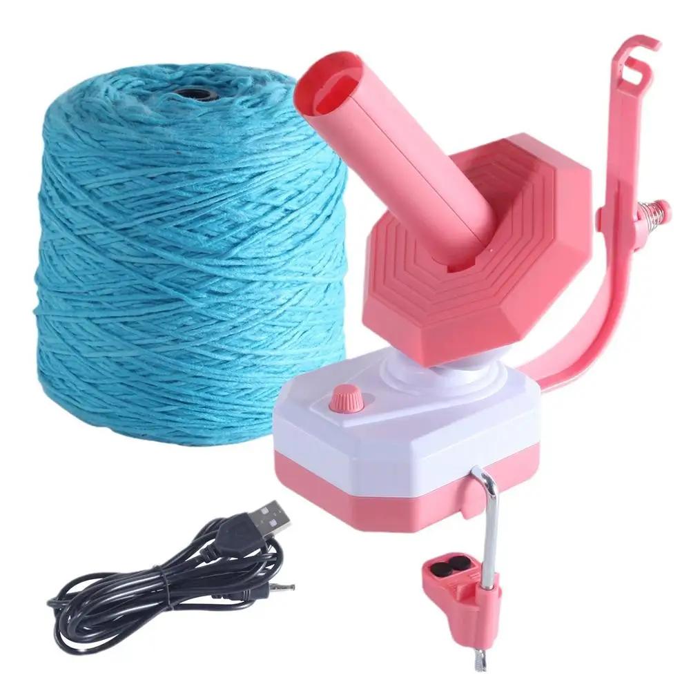 Electric Yarn Ball Winder Non Slip Base Efficient Auto Yarn Spinner Wool Spinner Roller for Knitting Enthusiast Y5P9