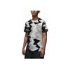 Jordan Contrast Pattern Print Round Neck Short Sleeve T-Shirt Men Tops Black FB7356-010