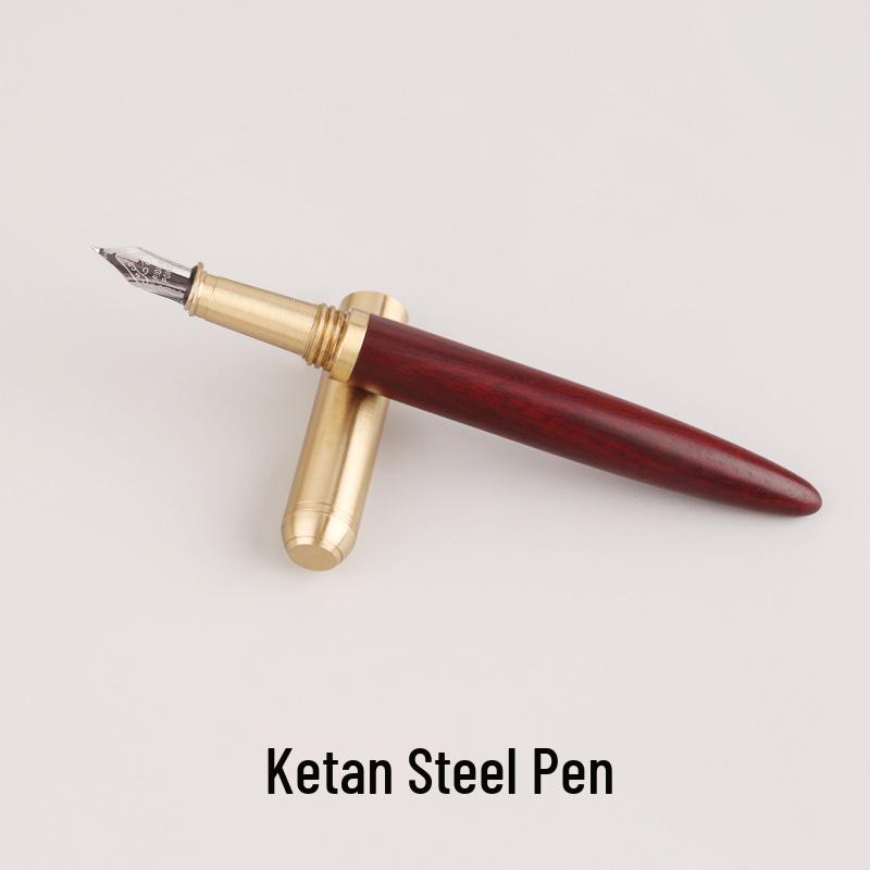 Rosewood Signature Business & Student Pen Set - Includes Ballpoint and Fountain Pen with Custom Logo in Gift Box.