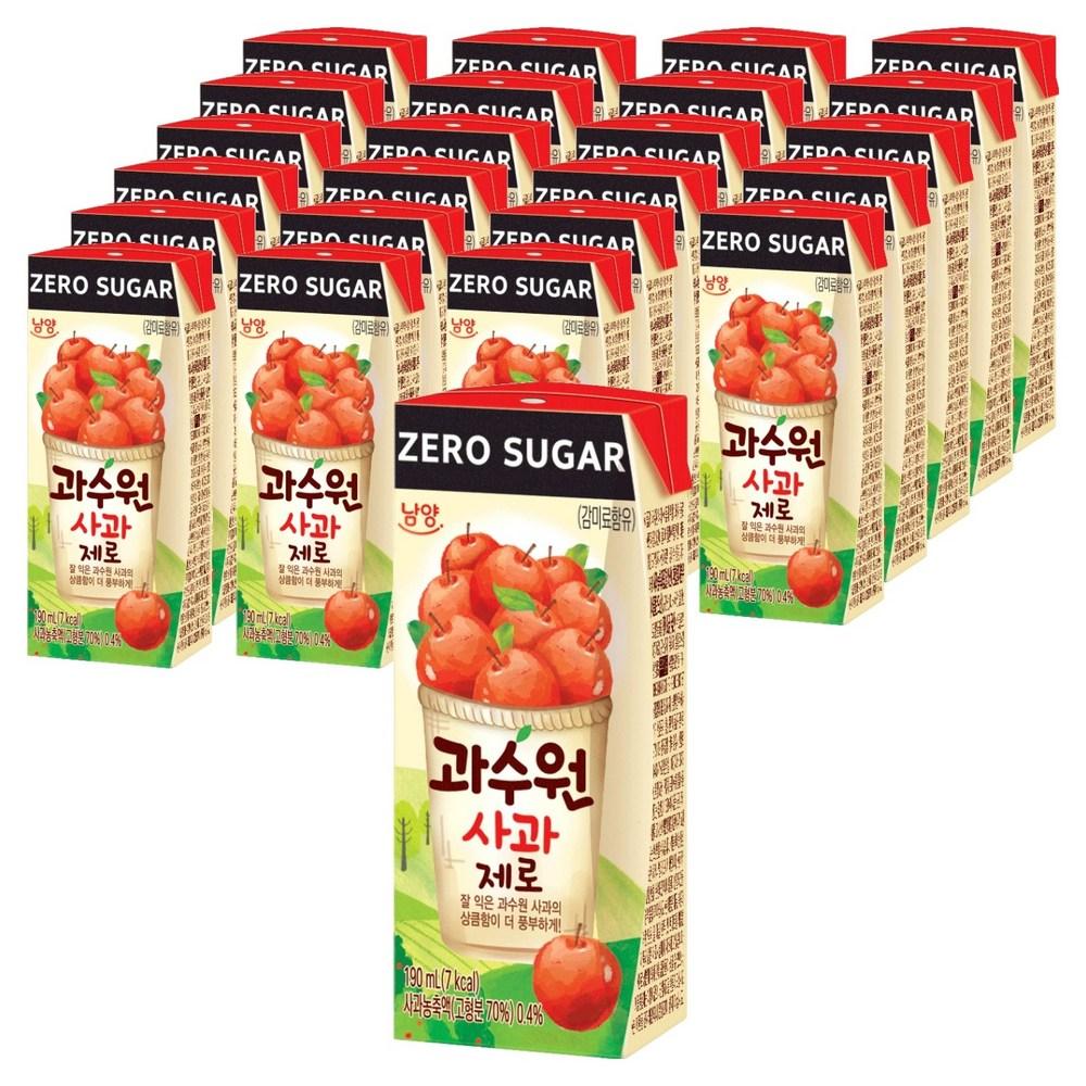 Namyang Orchard Zero Apple 190ml 24 pcs