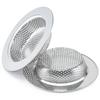 2-piece Kitchen Sink Strainer Set, Suitable for Most Kitchen Sinks, Upgraded Double-layer Safety Design