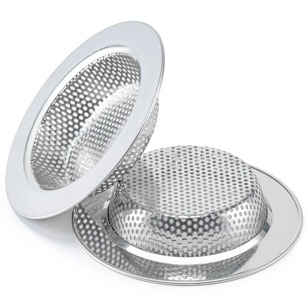 

2-piece kitchen sink strainer set, suitable for most kitchen sinks, upgraded double-layer safety design 2PCS