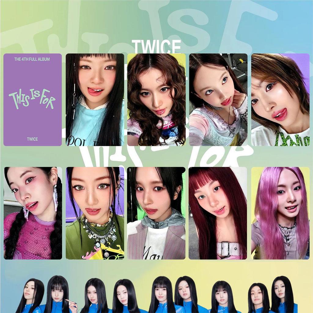 TWICE 'This Is For' Album Merchandise - Bonus & Enemy Photocards: SANA, MOMO