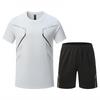 Men's Quick-Dry Breathable Summer Sports Set - Casual Running T-Shirt & Shorts