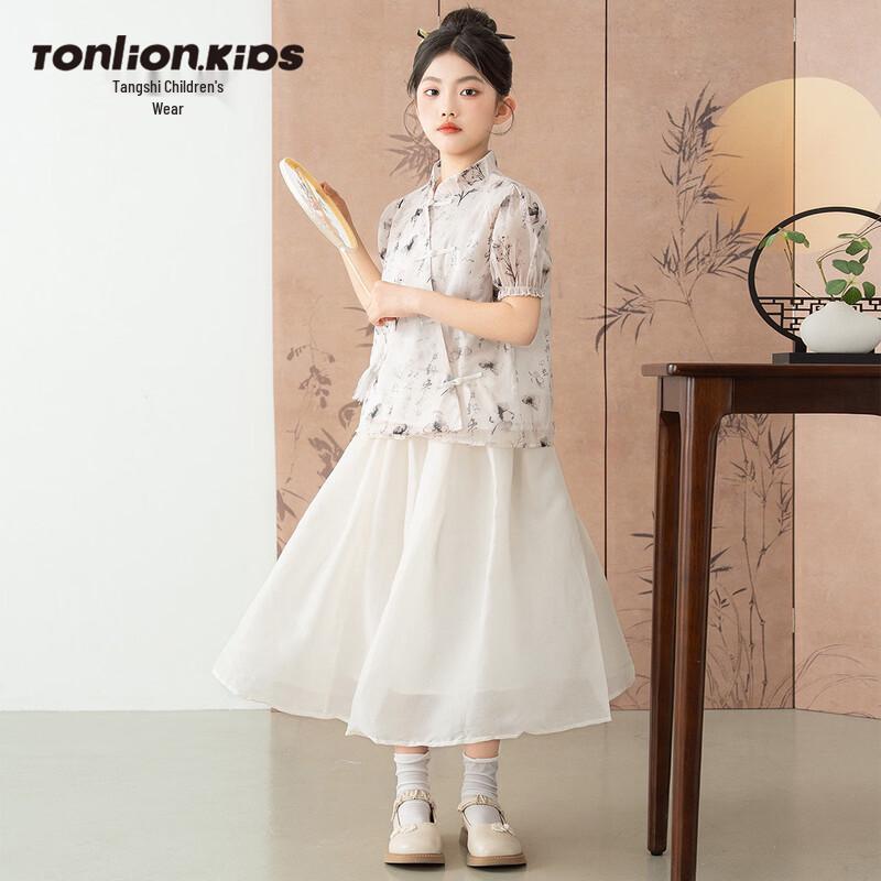 Tangshi Girls  New Chinese Style Summer Two-Piece Set 150
