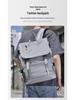 High-Capacity Reflective Casual Backpack with Multifunctional Design