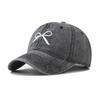 Casquette de baseball à broderie nœud en coton printemps nouveau casquette à broderie personnalisée