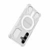 BIBERCAS J-16 Transparent Series For Samsung Galaxy S25+ Case Compatible with MagSafe TPU+PC Phone Cover