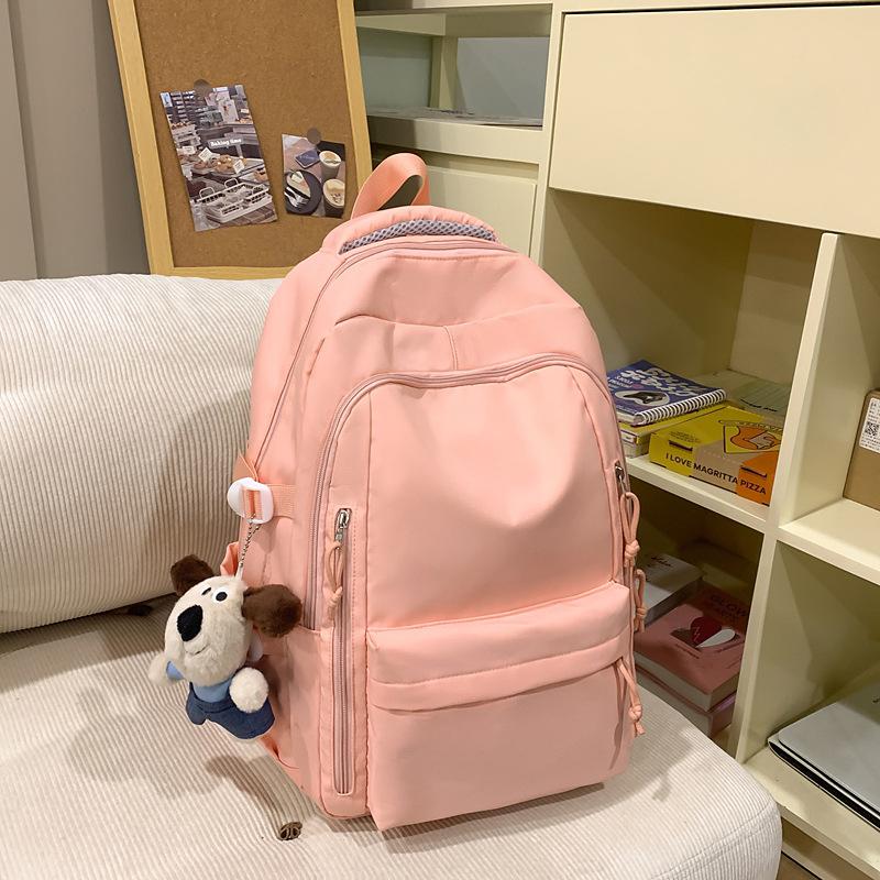 Schoolbag Campus Style High School College Students High Value School Bag Simple Versatile Large Capacity Backpack Short Trip Backpack