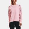 Under Armour Sports Crew Neck Long Sleeve T-Shirt Women Tops Pink 1367743-643