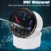 0-190 Ohm Fuel Float Level Sensor+52MM Fuel Level Gauge 8 Color Light Waterproof Pointer Oil Tank Meter Car Boat Marine 12V 24V