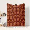 Hexagon Flannel Blanket Throw Blanket Soft Warm Sofa Bed Camping Car home Decor Unique Christmas Gift C93095
