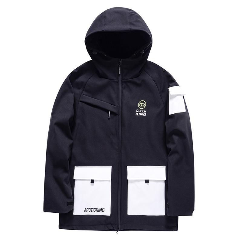 Costum de schi cald și rezistent la vânt pentru bărbați și femei - Jachetă snowboard stil coreean