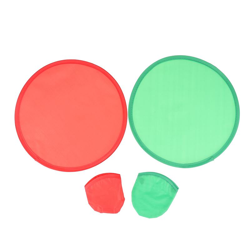 Přenosné skládací barevné kapesní skládací ventilátory s létajícím diskem pro letní venkovní hračky, dárky pro párty