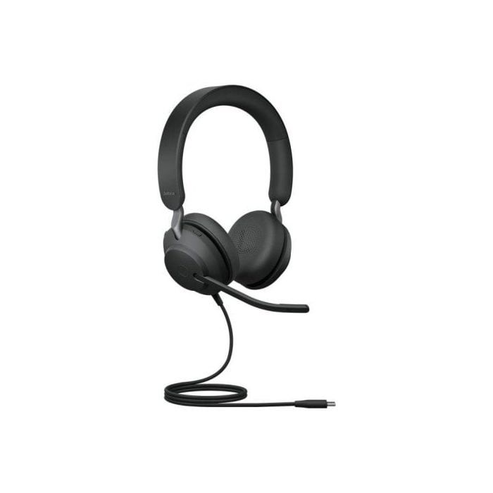 Mikroheadset - Jabra - Evolve2 40 SE UC - Kabelový - USB-C - Stereo - Potlačení hluku