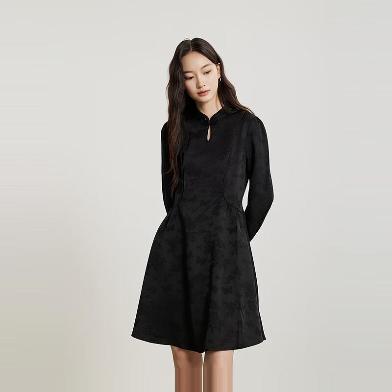 

Gaojin New Chinese Style Long Sleeve Mini Dress L