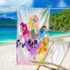1pc My Little Pony4 Beach Towel, Beach and Seaside Swimming Pool Equipment, Fashion Pattern, Rectangular, Travel Essentials