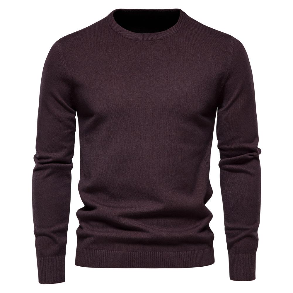 Erkek Slim Fit Balıkçı Yaka Kazak Günlük Kablo Örgülü Kazak Düz Renk Yarım Balıkçı Yaka Uzun Kollu Şık İş Temel Kazak Erkek için