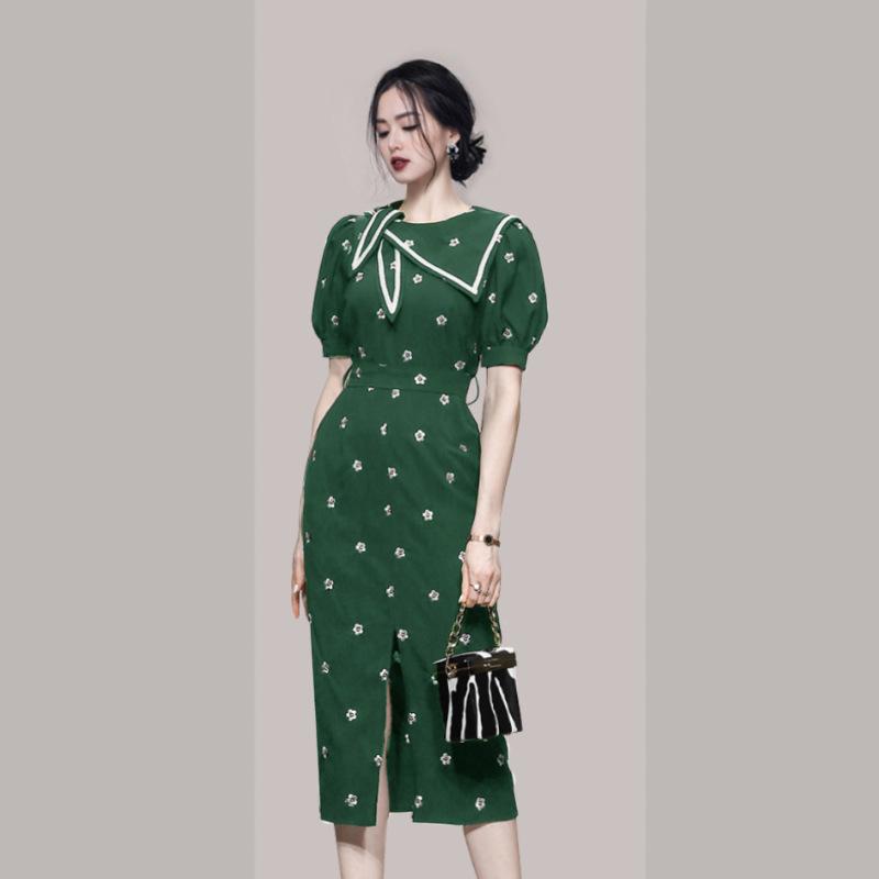2022 Korean Style Luxury Embroidered Women's Evening Dress