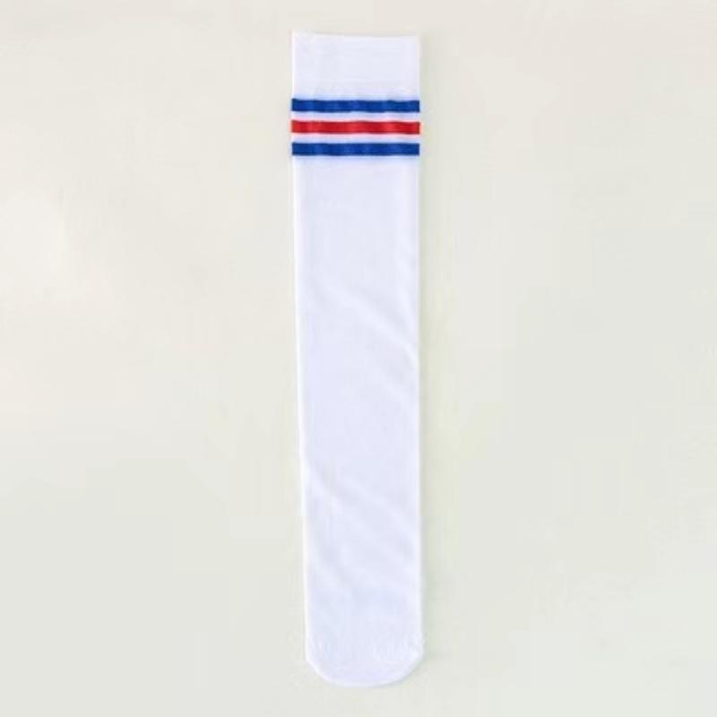 Women Over Knee Thigh High Socks Sexy Black White Striped Long Socks Over The Knee Stockings For Ladies Girls Warm Knee Socks