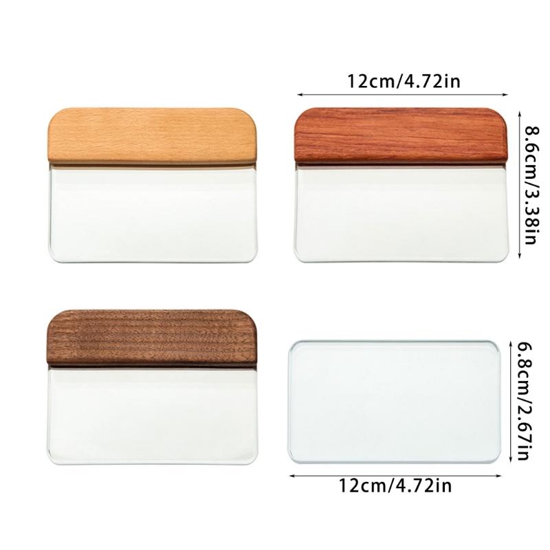 Leathercraft Glass Slicker Tempered Glass Scraper Practical Leather Craft Tool Leather Working Tool