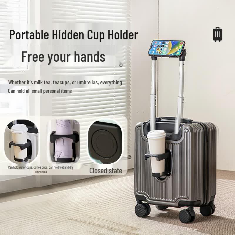 JOURHEY SHI Carry-On Spinner Suitcase