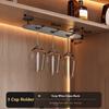 Single-row Design Wine Glass Holder 2/3/4 Slots Wine Glass Storage Shelf  Kitchen Use