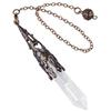 Pendulum Crystal,Natural Crystal Pendulums for Dowsing,Spiritual Pointed Crystal for Witchcraft Supplies,Divination Tool