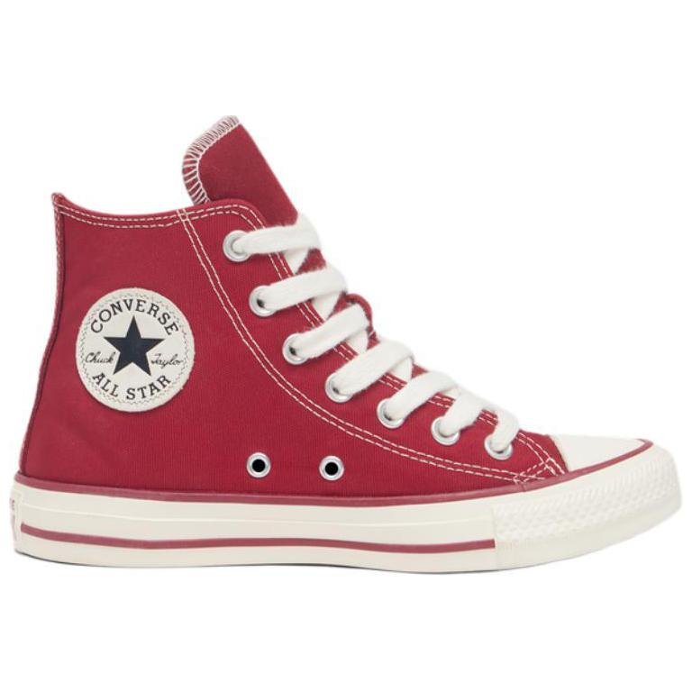 Converse All Star Comfortable Versatile Low-Top Slip-Resistant Durable High-Top Skate Shoes Unisex Sneakers Red A12580C