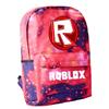 Roblox Pattern School Backpack With Starry Background And Large Capacity For Students