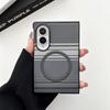 Carbon Fiber Pattern Fashion Hard PC Magnetic Case for Samsung Galaxy Z Fold 8 Ultra 8 7 6 5 for Magsafe Wireless Charging Cover