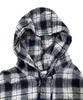 SK8ER ROCK Noise Check Hood Shirt (Navy*Ivory)