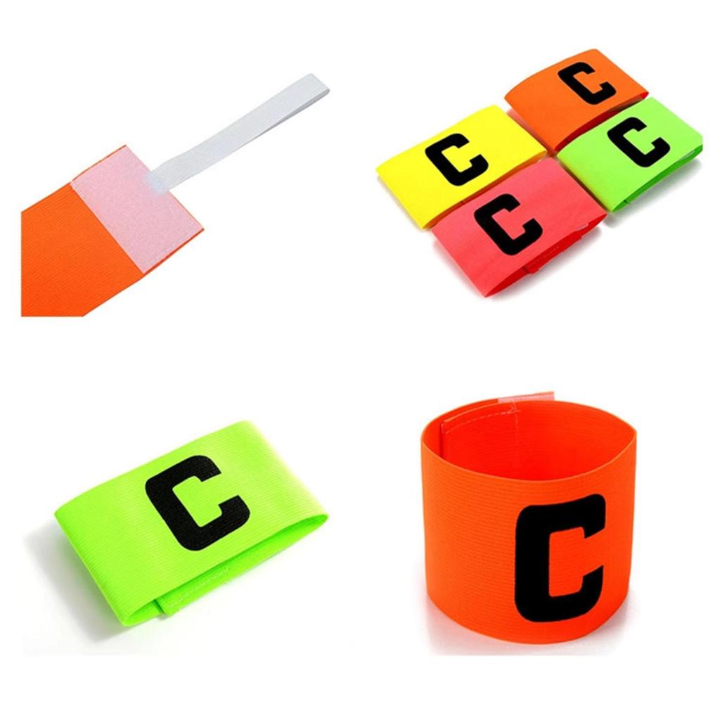 Captain Band Football Captain Armband Adjustable Elastic Sportsperson Protection Bands Breathable Arm Band Match Supplies